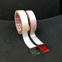 Double-sided Polyester Tape - Pressure-sensitive Adhesive, White & Red Color | Exceptional Bonding Strength, Moisture Resistant, Ideal For Electronics & Automotive Applications