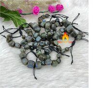 Labradorite Tumble Bead Adjustable Bracelet