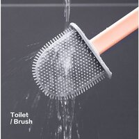 Slicon Toilet cleaning  Brush