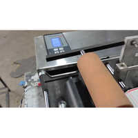 Silver Semi Automatic Sticker Labeling Machine