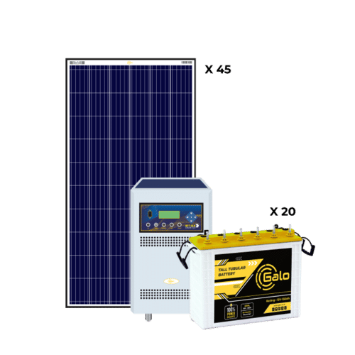  ब्लू 15Kw Ofgrid पावर प्लांट