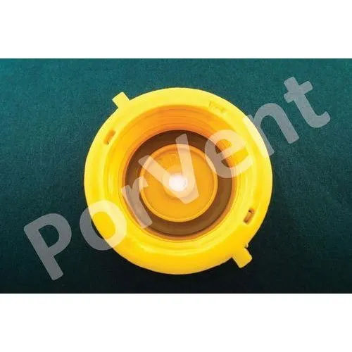 Yellow Container Vented Cap