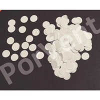 6mm Ptfe Disc - Round, 0.25mm Thickness, Hardness: Hard | Warranty Included, White Color In Box Packaging