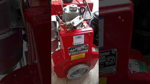 Red Diesel Vibrator Engine