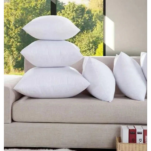 Fiber Pillows Cushion - Color: White