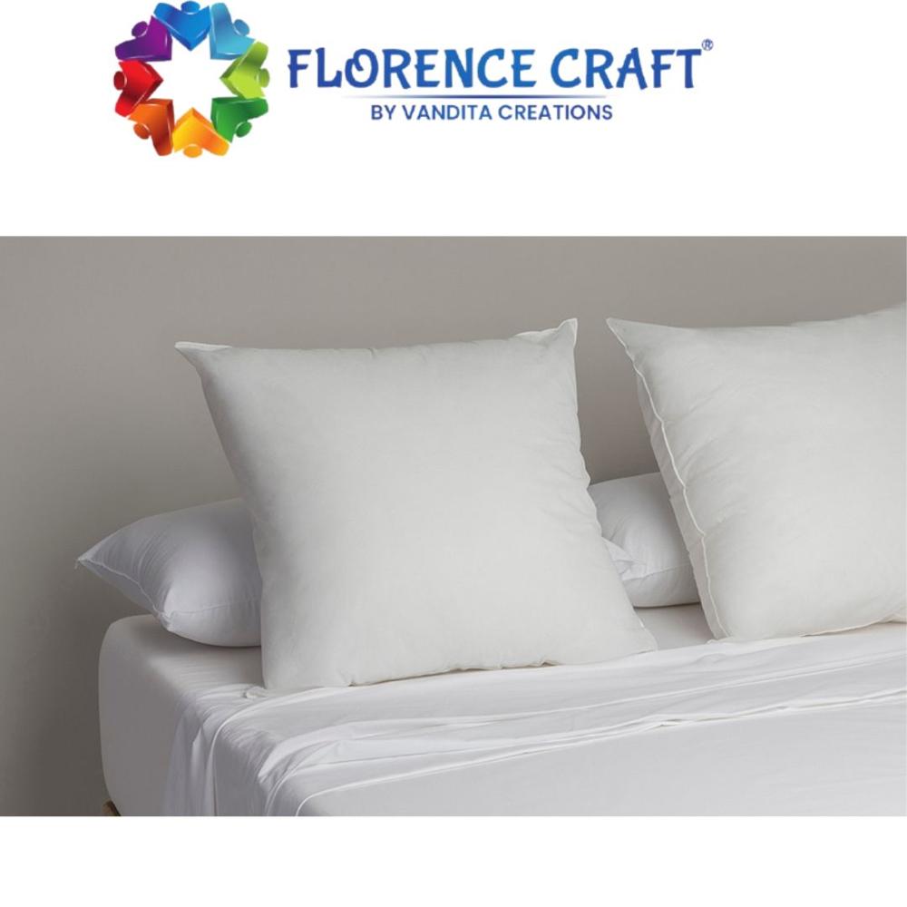 Fiber Pillows Cushion - Color: White