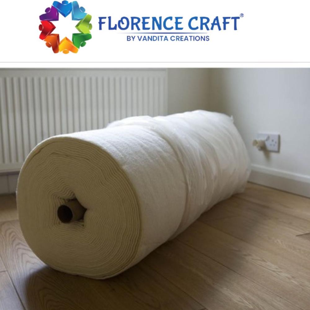 Natural Cotton Felt For Sanitary Pad - Color: White