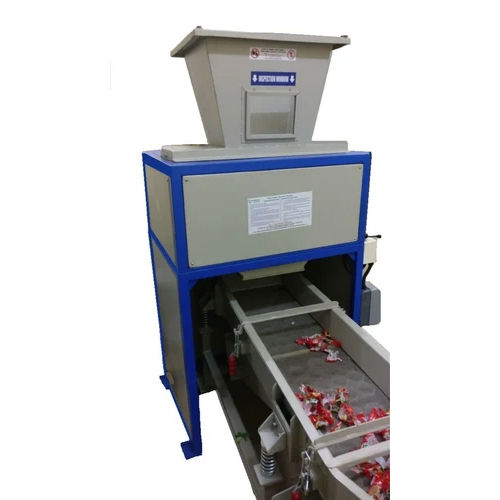 Detergent Packets Shredder Machine Cum Separator