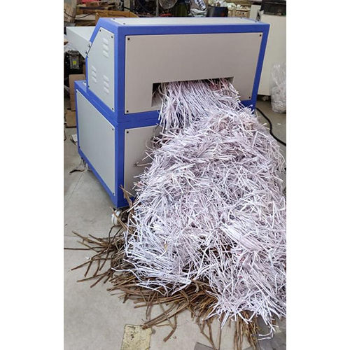 Strip Cut Paper And Cardboard Shredder Machine