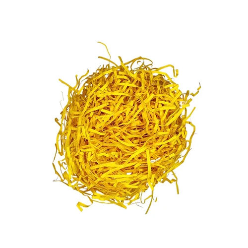 Yellow Crinkle Cut Shredded Paper Filler