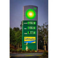 Led Pylon Sign Board Application: Commercial