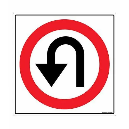 Traffic U Sign Board