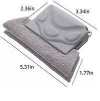 Window Groove Frame Cleaning Brush for All Corners Edges and Gaps Multicolor