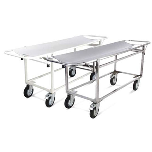 Stretcher On Trolley - Aluminum and Steel, Different Sizes Available - Durable, Eco-Friendly Design with Backrest Function