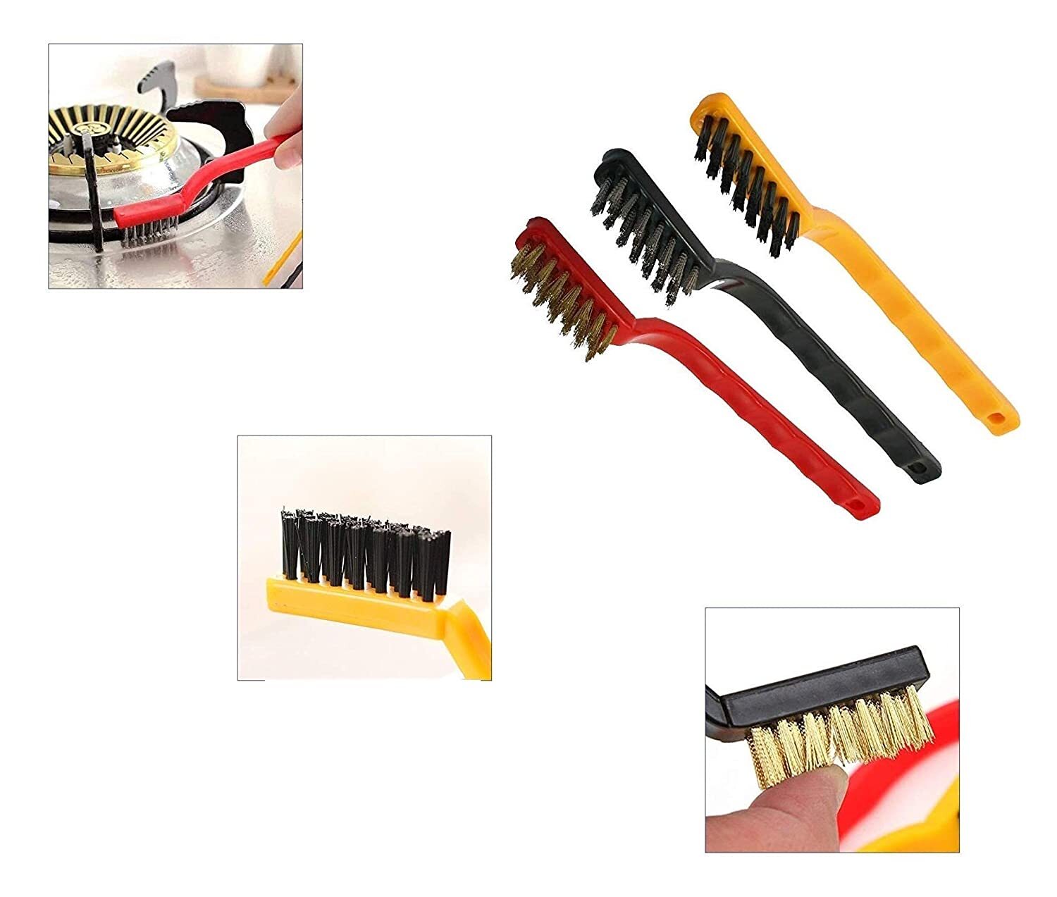 Gas burner cleaning brush(set of 3)