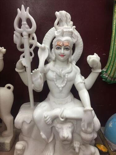 marble god shiva statue