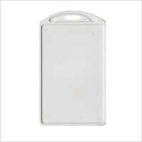 Mp01 School Id Card Holder - Plastic Material, 54x86 Mm Dimensions, White Color | One-sided Digital Printing, Available In Different Thicknesses