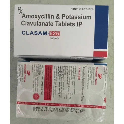 Amoxicillin Trihydrate and Potassium Clavulanate Tablet IP