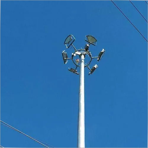 Silver 12.5 Mt High Mast Lighting Pole