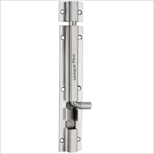 10 Inch Stainless Steel Tower Bolt - Stainless Steel Material, 10 Inches Long, Silver Color | Rust and Corrosion Resistant for Medium to Large Doors, Windows, Gates