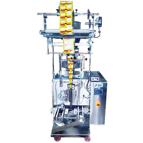 Automatic Full Pneumatic Programming Based Pouch Packing Machine