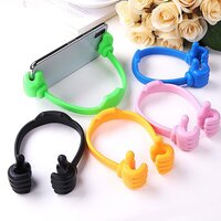 4 PC HAND SHAPE MOBILE STAND USED IN ALL KINDS OF PLACES INCLUDING HOUSEHOLD AND OFFICES AS A MOBILE SUPPORTING STAND (6132)