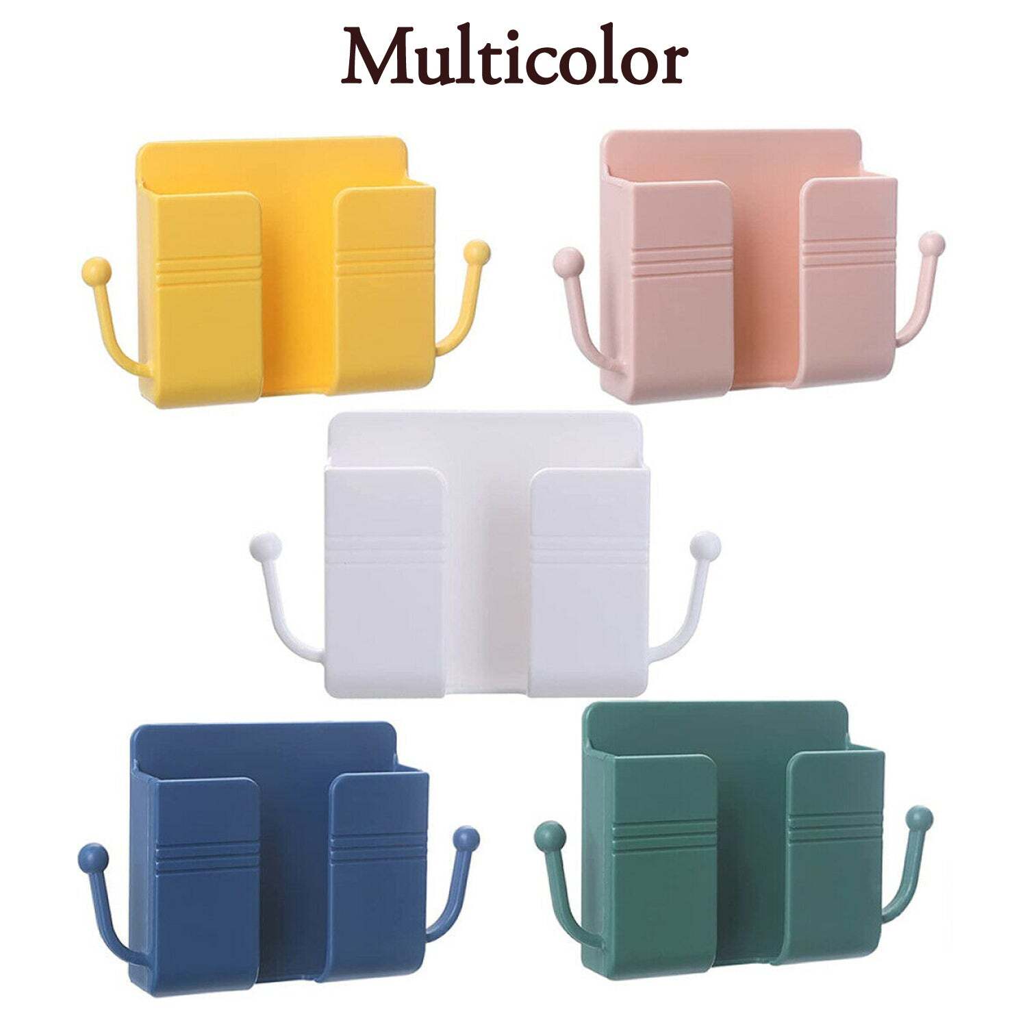 1 PC WALLMOUNT MOBILE STAND WITH HOOK DESIGN USED IN ALL KINDS OF PLACES INCLUDING HOUSEHOLD AND MANY MORE AS A HANGING SUPPORT FOR CLOTHS AND STUFFS PURPOSES (6201)