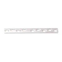 Broad Dcp Plate - Stainless Steel, Size 5h To 14h, Silver, Thickness 4.5mm | Flexible Design, Surgical Grade Metal Plates, Sterilized For Hospital Use