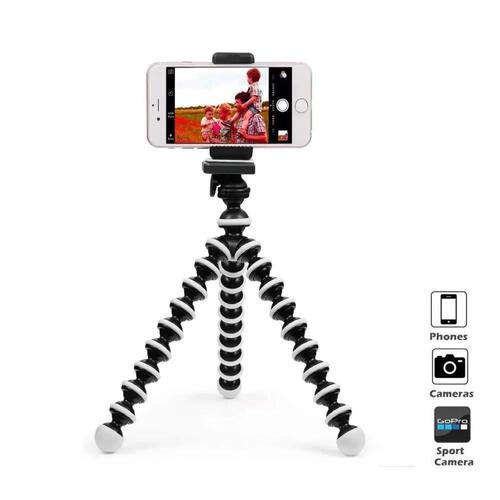 Gorilla Tripod Fully Flexible Tripod (6 Inch) (0636) Body Material: Plastic