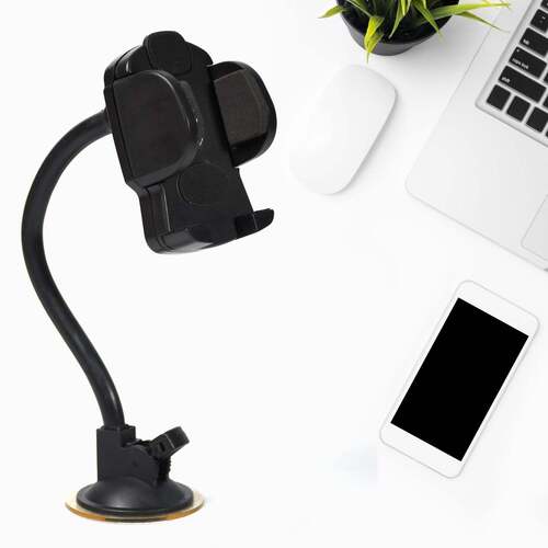 Mobile Phone Holder Long 27Cm For Car Windscreen Car Long Phone Mount And Dashboard Mount Body Material: Plastic