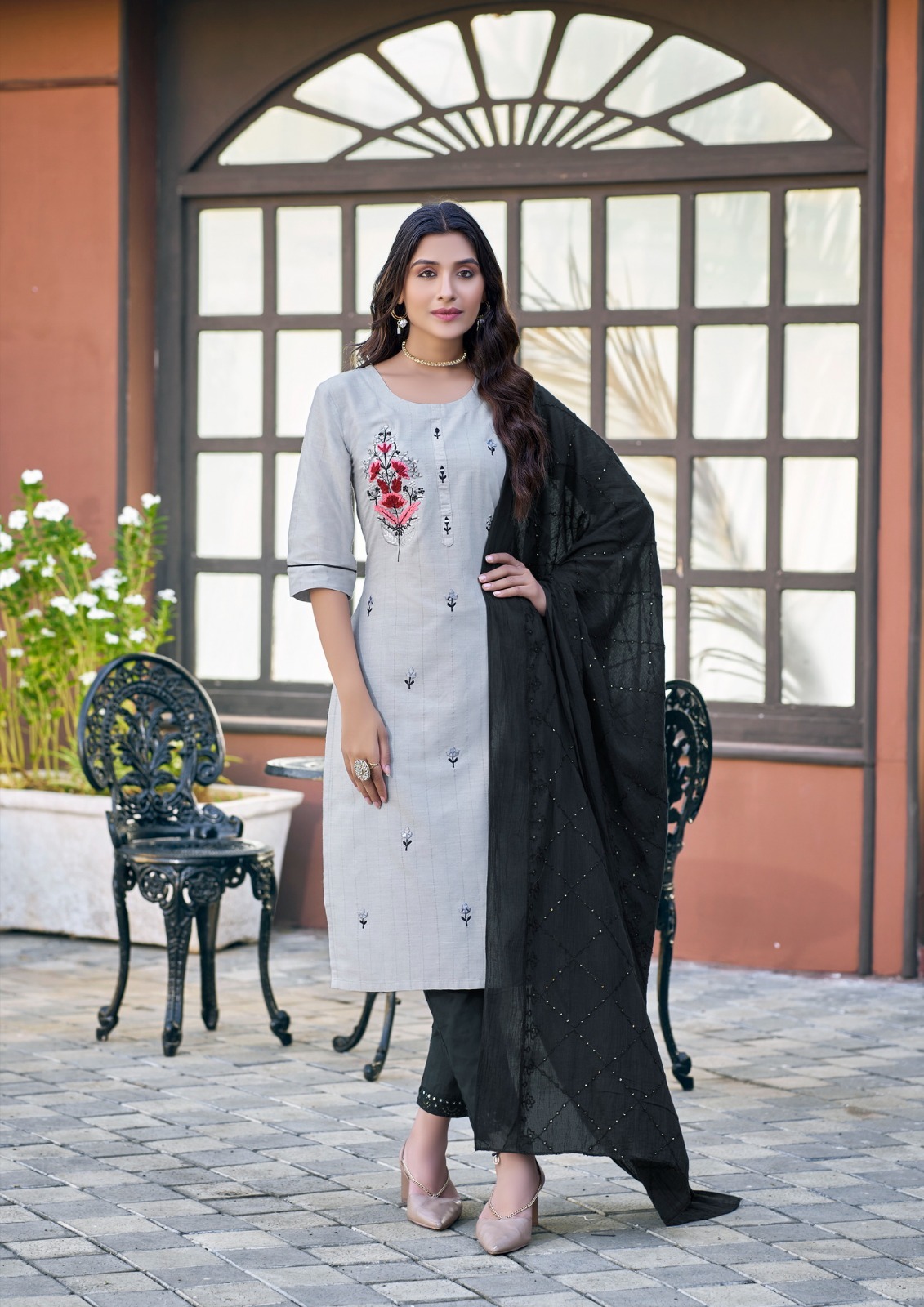 Pure Cotton Kurti With Handwork