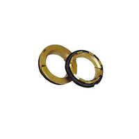 Chicago Pneumatic Compressor Oil Wiper Rings - Brass Material, 2 Mm Outer Diameter, Golden Color, New Condition, Industrial Usage