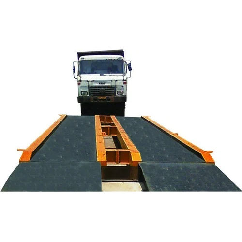 Black And Yellow Mobile Weighbridge