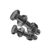 Ms Hsfg Bolts - En8/en18 Material, M16 To M64 Size, Gray Color | 4140/b7 Grade, Powder Coated, Designed For Industrial & Commercial Use