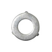 Ms Hsfg Washer - Mild Steel Oval, Silver Color - Electroplated Finish For Industrial Applications