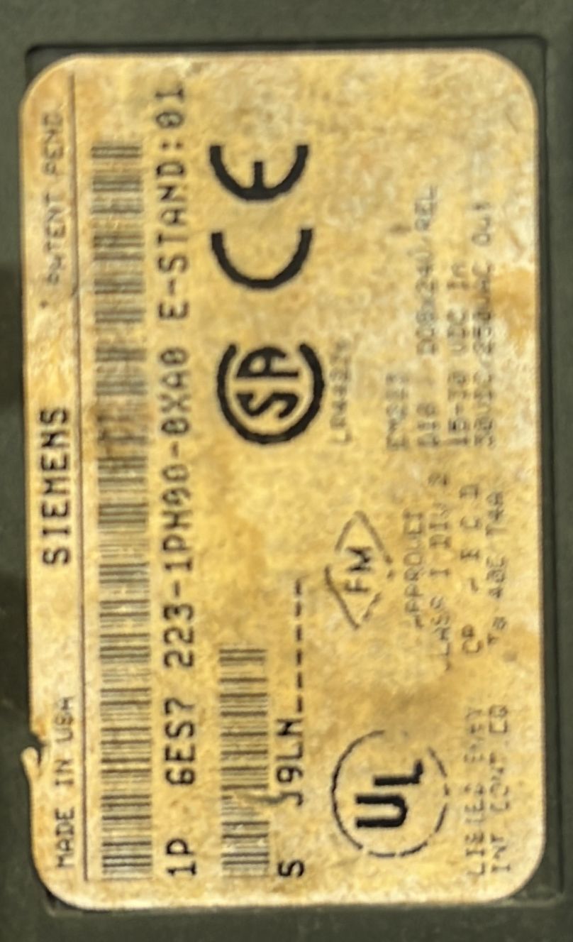 SIEMENS EM223 MODULE 6ES7223-1PH00-0XA0