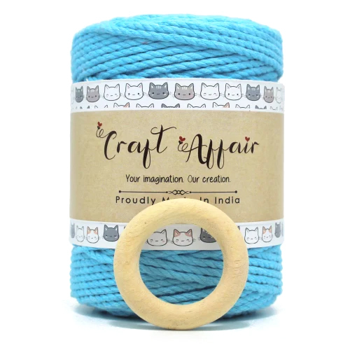 3 Ply Twisted Soft and Durable Organic Cotton Cord