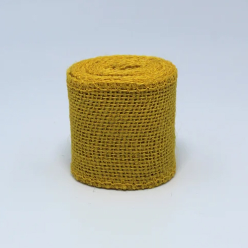 Lemon Yellow Jute Ribbon