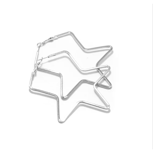 Loop Star Earrings