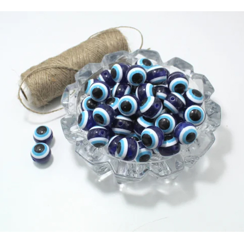 22mm Dark Blue Crystal Round Beads