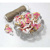 Cloth Soft Doll For Craft - Cloth Material, Small Size, Brown Color | Set of Two Cute Soft Dolls for Creative Projects