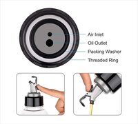 Plastic Drop bottle Oil Dispenser for Kitchen Unbreakable Oil Bottle with Trigger 1000 ML