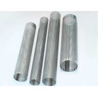 Silver Perforated Filter Tubes