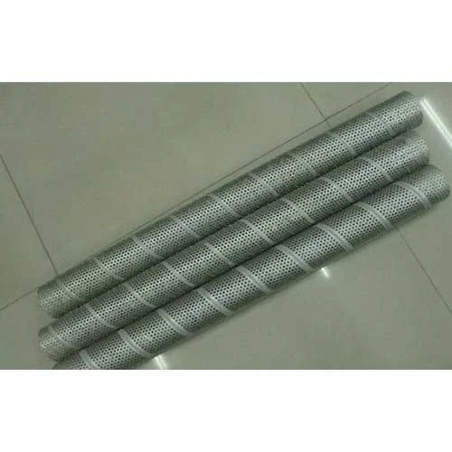 Silver Seamless Perforated Tubes