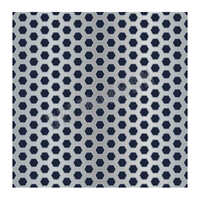 Perforated Mesh - Steel Material, Hexagonal Perforations 0.2 To 100 Mm Hole Diameter, High Quality Silver Finish