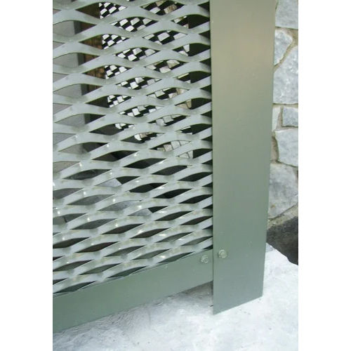 Silver Expanded Metal Mesh For Doors And Windows