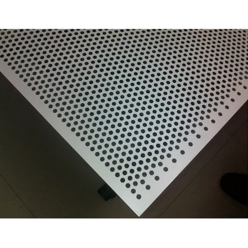 Silver Aluminium Perforated Sheet