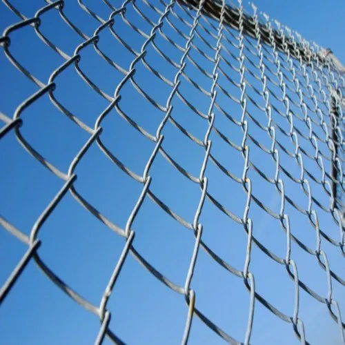 Silver Chain Link Fence