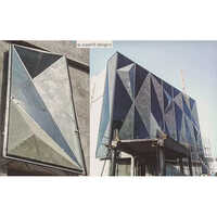 Perforated Sheets For Building Facades - Color: Silver