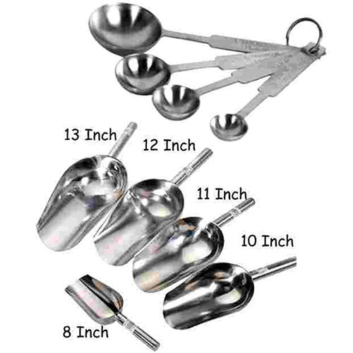 Stainless Steel Close Scoops, Stainless Steel Sampling Spoon, Exporter,  Mumbai, India